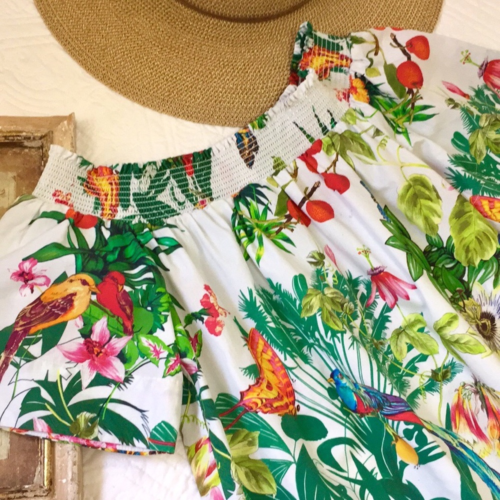 J. Crew Ratti into the Wild Off-Shoulder Dress - Picture 11 of 16